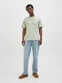 JORALMERIA BRANDING TEE SS CREW NECK Celadon Tint Celadon Tint XL - 4