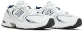 New Balance 530 White Silver Navy Spor Ayakkabı - 8