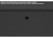 Nova  Zebra Kapak 180 Cm 2 Kapak 2 Çekmeceli Premium Tv Ünitesi - Minifiks - Wood Siyah / Atlantik Çam - 7
