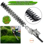 Çit Kesme Makinası Budama Düzeltme Aparatı Başlığı Çalı Kesme Bahçe Gül Bitki Tırpan 26 Mm 9 Diş - 1
