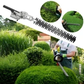 Çit Kesme Makinası Budama Düzeltme Aparatı Başlığı Çalı Kesme Bahçe Gül Bitki Tırpan 26 Mm 9 Diş - 6