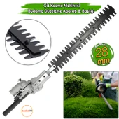 Çit Kesme Makinası Budama Düzeltme Aparatı Başlığı Çalı Kesme Bahçe Gül Bitki Tırpan 28 mm 9 Diş - 1