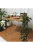 Metal Firkete Ayak 50 Cm 4'lü Set Kaşıklık Orta Sehpa Zigon Kütük Ayak - 3