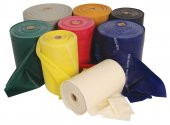 MVS PİLATES & YOGA 
EGZERSİZ BANDI , THERABAND SARI RENK(EN HAFİF) 45.5 MT - 2