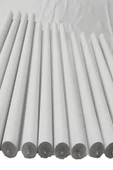 Beyaz 3 Adet Lüks 60 Cm Konik Ahşap Masa Ayağı Çap: 4,2 Cm Hobi Dıy (VİDA VE APARATLARIYLA BİRLİKTE) - 3