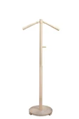 Ham Dilsiz Uşak Ahşap Demonte Butik Ofis Tipi Hol Palto Ceket Cübbe Elbise Forma Askılığı 130 cm - 1