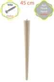 45 Cm Ahşap Ham Ayak Kütük Masa Orta Sehpa Zigon Ayağı - 1
