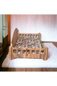 Pd Taht Kedi Köpek Yatağı Ergonomik 40*70 Cm Çam Renk ,yıkanabilir Duck Kumaş Minderi Ile Beraber - 3