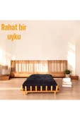 Köpek Yatağı Marbella 75*110 Cm Ceviz Renk Şık Tasarım Rahat ve Yıkanabilir Minder Yatak Dahil - 2
