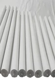 Beyaz 1 Adet Lüks 60 Cm Konik Ahşap Masa Ayağı Çap: 4,2 Cm Hobi Dıy (VİDA VE APARATLARIYLA BİRLİKTE) - 3