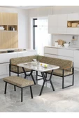 Src 70x110cm Efes Masalı, Köşe Takımı, Mutfak, Balkon Köşe Takımı, Mutfak Masası Takımı - Cappucino - 3