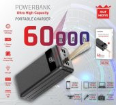 Sprange SR-P8 60.000 Mah Led Göstergeli Işıklı 4 Portlu Powerbank - 6