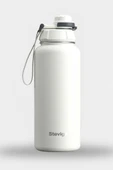 Stevig 1 Hand Leak-Proof Sızdırmaz Çelik Termos 1000 Ml Star Whıte ST-213 - 1