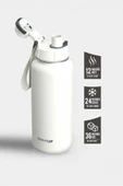 Stevig 1 Hand Leak-Proof Sızdırmaz Çelik Termos 1000 Ml Star Whıte ST-213 - 2