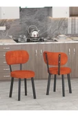 Azra Mutfak, Salon, Cafe Sandalyesi 1 Adet - Kiremit - 1