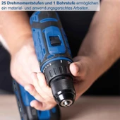 Scheppach C-DTB74/2-X Şarjlı Matkap 20V 2x2AH Akülü 74 Parça Aksesuar Seti - 4
