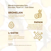 Bromelain-Papain-L-Sistin İçeren Gıda Takviyesi - 5