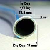 Bahçe Çeşme Su Hortum Seti Garden Kit Hortumu İç Çap 1/2 Sulama Araç Yıkama 20 Metre - 2