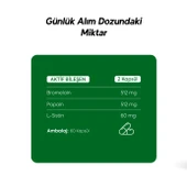 Bromelain-Papain-L-Sistin İçeren Gıda Takviyesi - 4