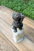 Kedi Lokum Tekli Silikon Mum Kalıbı - 4
