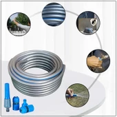 Bahçe Çeşme Su Hortum Seti Garden Kit Hortumu İç Çap 1/2 Sulama Araç Yıkama 20 Metre - 5