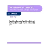 Passiflora Complex 60 Kapsül Bitkisel Takviye thumbnail 2