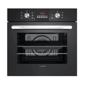 Lanova Crystal 3206B01 - G17402-101 - 3220B6 5'li Siyah Cam Ankastre Set - 2