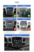 TOYOTA HILUX M/C 2008-2014 MULTİMEDYA NAVİGASYON USB KAMERA CARPLAYER 4 RAM - 2