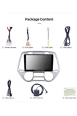 HYUNDAI İ20 2008-2014 Uyumlu MULTİMEDYA NAVİGASYON USB KAMERA CARPLAYER 4 RAM thumbnail 3