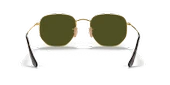 Ray-Ban Hexagonal 3548N 001/30 Gold-Silver Güneş Gözlüğü - 3