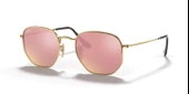 Ray-Ban Hexagonal 3548N 001/Z2 Gold-Copper Güneş Gözlüğü - 1