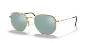 Ray-Ban Hexagonal 3548N 001/30 Gold-Silver Güneş Gözlüğü - 1