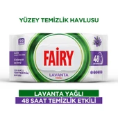 Fairy Çok Amaçlı Yüzey Temizlik Havlusu 100 Yaprak | Lavanta Yağlı | Beyaz Sirke & Karbonat - 1