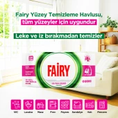 Fairy Çok Amaçlı Yüzey Temizlik Havlusu 100 Yaprak | Lilyum Çiçeği| Beyaz Sirke & Karbonat - 3