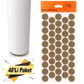 Nobel Masa Sandalye Parke Zemin Koruyucu Keçe Yapışkanlı 20 mm (48Li PAKET) - 1