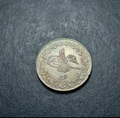 Escoines Koleksiyon 39963680231856cf8f 1327/6H 1914 V.Mehmed Reşad 1 Kuruş ÇİL Mısır 5,50 Gram thumbnail 4