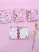 Animal Party Cırtlı Cep Boy Sevimli Mini Not Defteri (7x8 cm) - Hi - 3