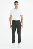 Tommy Life Haki Erkek Basic Cepli Bağcıklı Rahat Form Lastik Paça Eşofman Altı - 84826 - 4