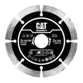 CAT DA09001 115mm Profesyonel Beton, Tuğla, Parke Taşı Elmas Kesme Diski (Soketli, Aralıklı Kenar) - 1
