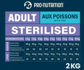 Pro Nutrition Prestige Somonlu ve Morina Balıklı Kısırlaştırılmış Yetişkin Kedi Maması 2 Kg thumbnail 2