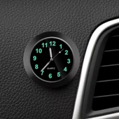 Alfalink AS-W Mini Yapışkanlı+Izgaralı Araç İçi Saat - 6