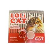 EuroCat LoliCat Tavuklu Kızılcıklı Lolipop Kedi Ödülü 1,5 Gr (15'li Paket) - 2