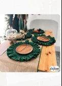 Mossy Yeşil Yuvarlak Supla 38 cm - 1