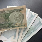 Escoines Koleksiyon 399636800de726856d 6.Emisyon 2.Tertip 10Lira 5Adet takipli ÇİL eski kağıt para - 3