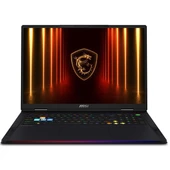 MSI 18" RAIDER 18 HX AI A2XWIG-218TR ULTRA 9 285Hx-64GB DDR5 RAM-16GB RTX5080-4GB NVME-W11H - 1