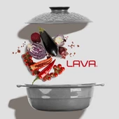 Lava Anatolia Selçuklu Güveci Çap (Ø)26 cm.  Gri - 8