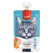 PIWP-035 6927749Taze Tavuklu&havuçlu 10 Lu Kedi Et Ezmesi 90 gr - 1