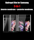 Huawei Honor Magic V2 Uyumlu 2 Ön 1 Arka Body Şeffaf Ultra koruyucu Nano Jelatin thumbnail 5