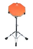Maxword DD-239OR Pro Bateri Davul Çalışma Pedi Seti Drum Practice Pad Full Set - 3