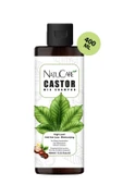 NatuCare Üst Düzey Onarıcı ve Yoğun Nemlendirici Castor Hint Saç Bakım Şampuanı 400ML - 3